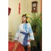 Embroidered dress/blouse/tunic "Frosty Morning"